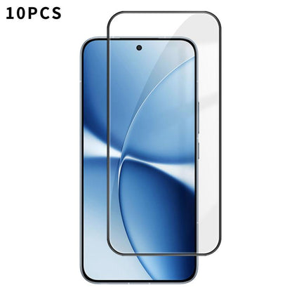 10pcs Kalebol High-Aluminum Screen-Printed Full-Coverage Anti-Fingerprint Black-Bordered HD Tempered Glass Film, For Redmi Note 17 5G Global 169.7mm, For Redmi Note 17 4G Global 169.7mm, For Redmi Note 17 Pro Max 5G Global 163.4mm                      ...