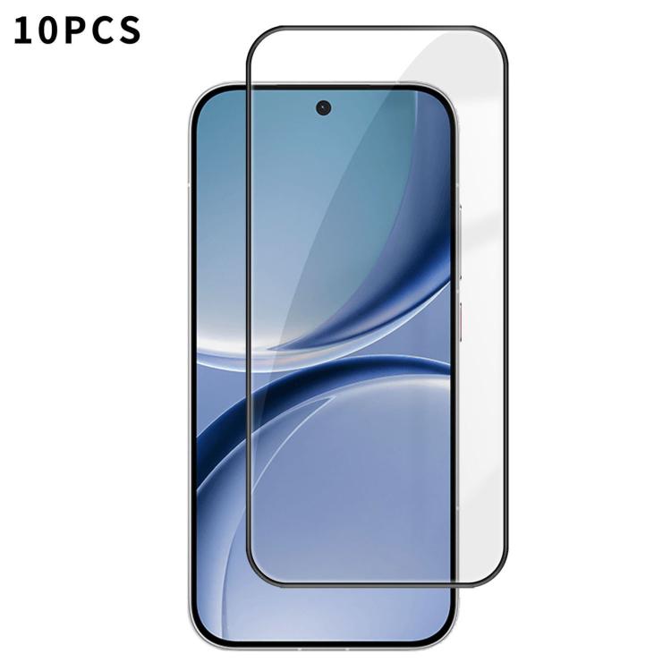 10pcs Kalebol High-Aluminum Screen-Printed Full-Coverage Anti-Fingerprint Black-Bordered HD Tempered Glass Film, For Redmi Note 17 5G Global 169.7mm, For Redmi Note 17 4G Global 169.7mm, For Redmi Note 17 Pro Max 5G Global 163.4mm                      ...
