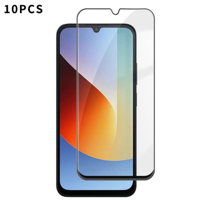 10pcs Kalebol High-Aluminum Screen-Printed Full-Coverage Anti-Fingerprint Black-Bordered HD Tempered Glass Film, For Redmi Note 17 5G Global 169.7mm, For Redmi Note 17 4G Global 169.7mm, For Redmi Note 17 Pro Max 5G Global 163.4mm                      ...