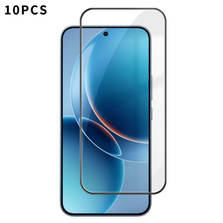 10pcs Kalebol High-Aluminum Screen-Printed Full-Coverage Anti-Fingerprint Black-Bordered HD Tempered Glass Film, For Redmi Note 17 5G Global 169.7mm, For Redmi Note 17 4G Global 169.7mm, For Redmi Note 17 Pro Max 5G Global 163.4mm                      ...