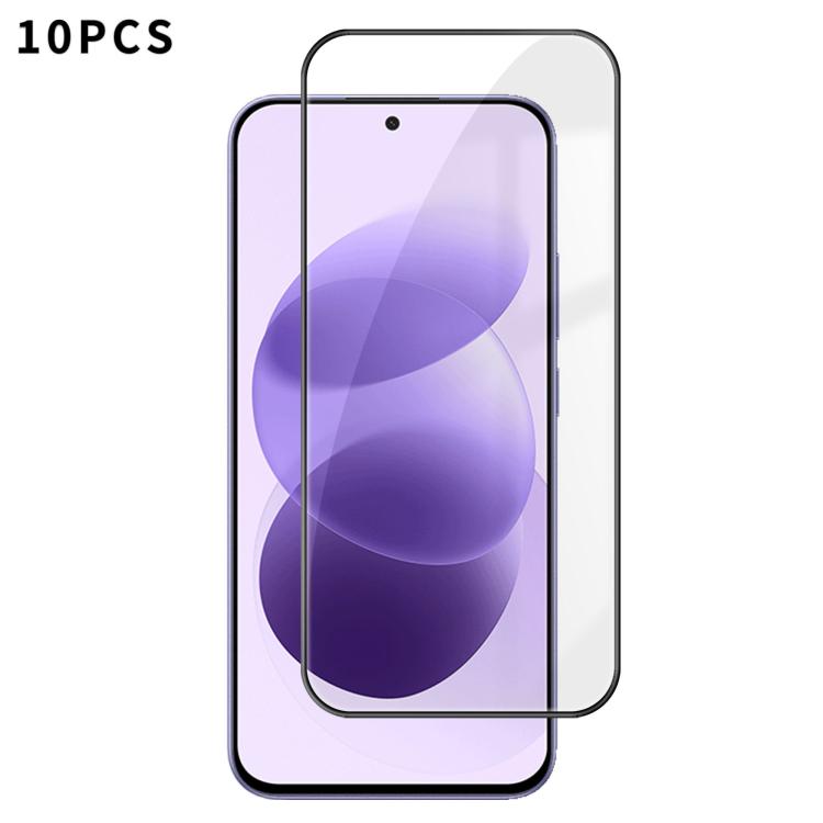 10pcs Kalebol High-Aluminum Screen-Printed Full-Coverage Anti-Fingerprint Black-Bordered HD Tempered Glass Film, For Redmi Note 17 5G Global 169.7mm, For Redmi Note 17 4G Global 169.7mm, For Redmi Note 17 Pro Max 5G Global 163.4mm                      ...