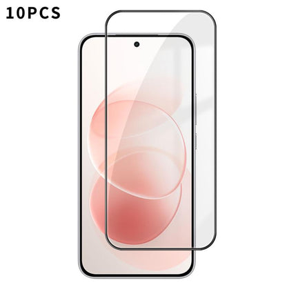 10pcs Kalebol High-Aluminum Screen-Printed Full-Coverage Anti-Fingerprint Black-Bordered HD Tempered Glass Film, For Redmi Note 17 5G Global 169.7mm, For Redmi Note 17 4G Global 169.7mm, For Redmi Note 17 Pro Max 5G Global 163.4mm                      ...