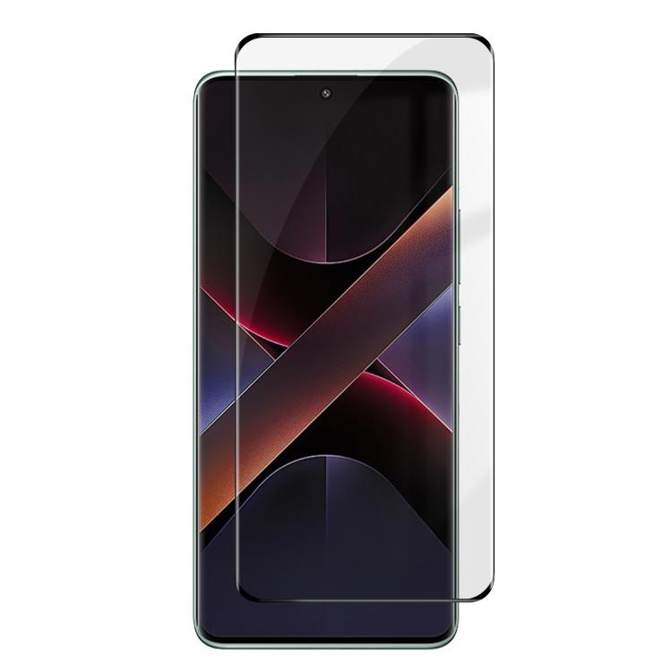 Kalebol Curved High-Aluminum Screen-Printed Full-Coverage Anti-Fingerprint Black-Bordered HD Tempered Glass Film, For Redmi Note 15 Pro+ 5G Global 163.3mm, For Redmi Note 15 5G Global 164mm, For Xiaomi Civi 5 Pro, For Xiaomi 15S Pro, For Xiaomi Poco X7...