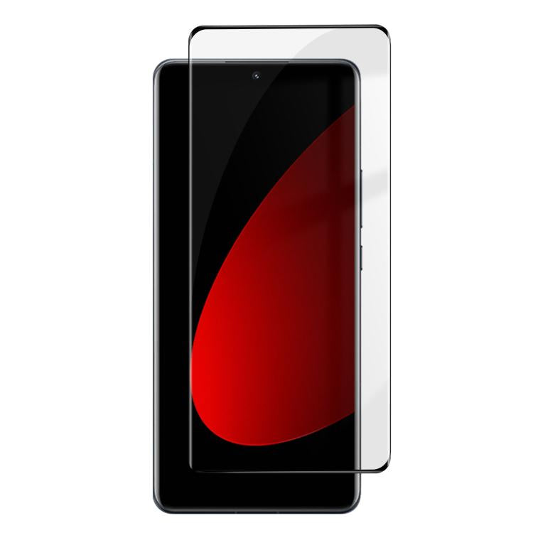 Kalebol Curved High-Aluminum Screen-Printed Full-Coverage Anti-Fingerprint Black-Bordered HD Tempered Glass Film, For Redmi Note 15 Pro+ 5G Global 163.3mm, For Redmi Note 15 5G Global 164mm, For Xiaomi Civi 5 Pro, For Xiaomi 15S Pro, For Xiaomi Poco X7...