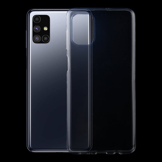 Ultra-thin clear TPU phone case with camera cutouts, front and back cover view