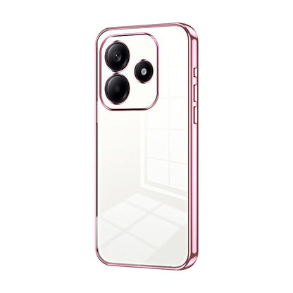 Transparent Plating Fine Hole Phone Case, For Redmi Note 14 4G 163.25mm