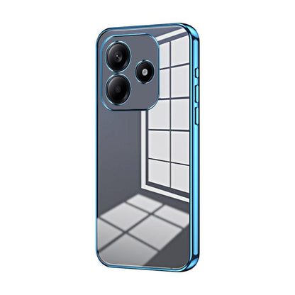 Transparent Plating Fine Hole Phone Case, For Redmi Note 14 4G 163.25mm