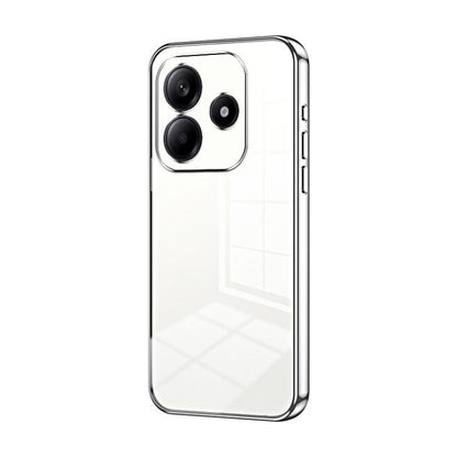 Transparent Plating Fine Hole Phone Case, For Redmi Note 14 4G 163.25mm