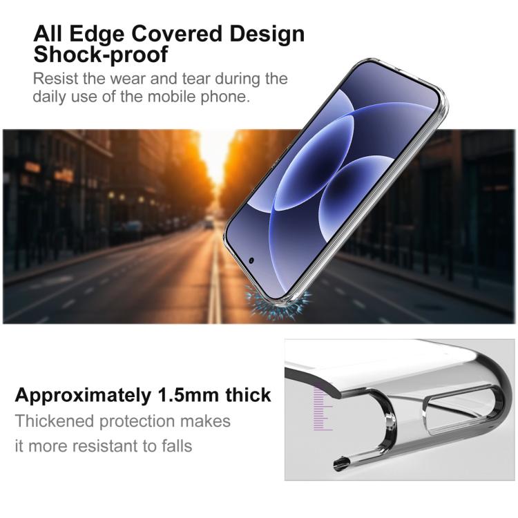 imak UX-10 Series Transparent Shockproof TPU Phone Case, For Xiaomi 17T 5G, For Xiaomi 17 Pro Max, For Xiaomi 17 Pro, For Xiaomi 15T Pro 5G, For Xiaomi 15T 5G, For Xiaomi 17