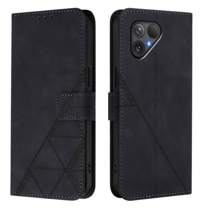 Crossbody 3D Embossed Flip Leather Phone Case, For Fairphone 5