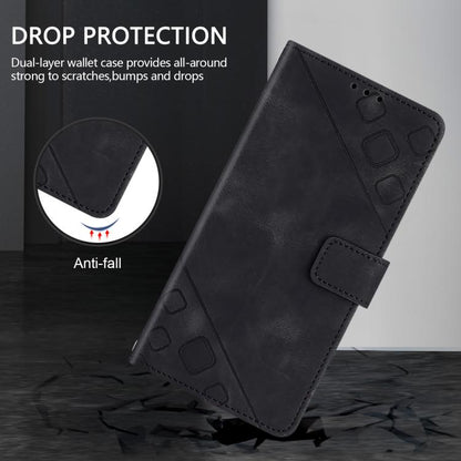 Skin-feel Embossed Leather Phone Case, For Fairphone 5