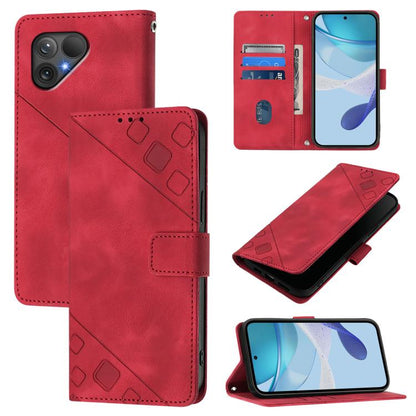 Skin-feel Embossed Leather Phone Case, For Fairphone 5