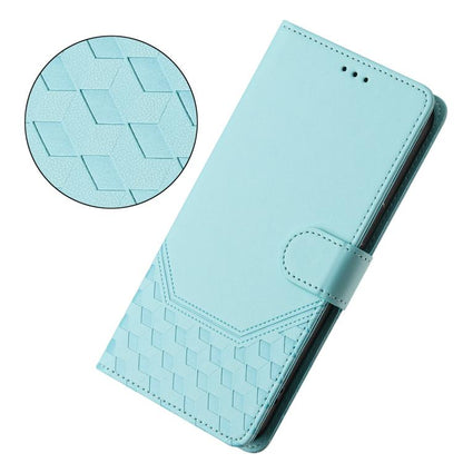 Honeycomb Embossing RFID Leather Phone Case, For Fairphone 5