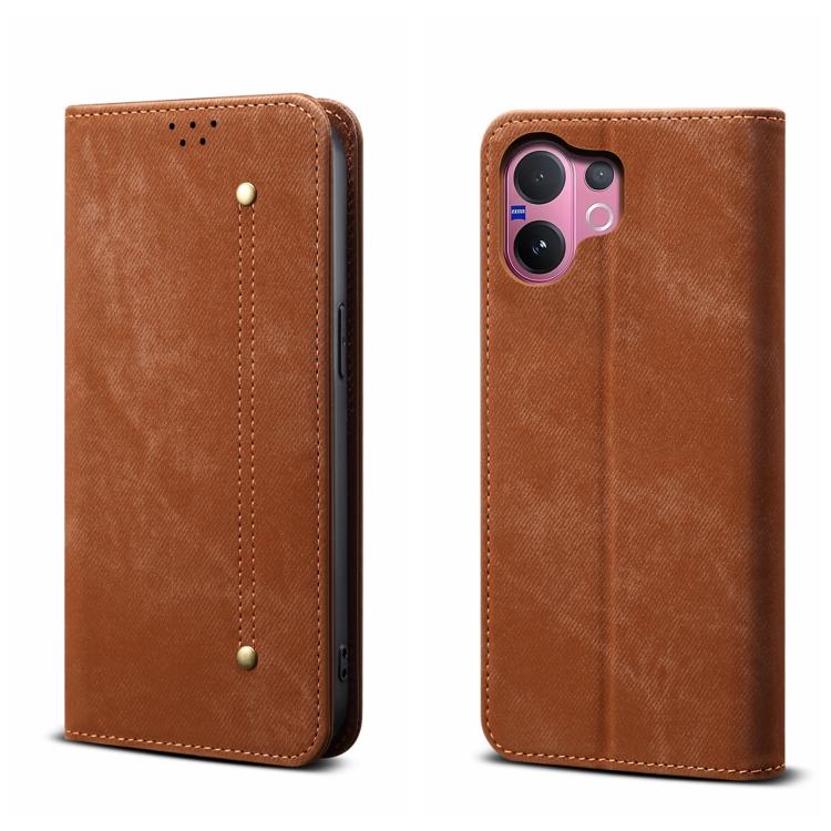 Denim Texture Casual Style Horizontal Flip Leather Case, For vivo X300 Pro, For vivo X300, For vivo V60 5G, For vivo X200 FE