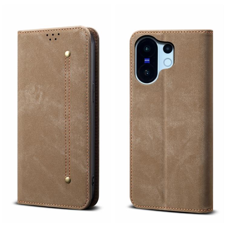 Denim Texture Casual Style Horizontal Flip Leather Case, For vivo X300 Pro, For vivo X300, For vivo V60 5G, For vivo X200 FE