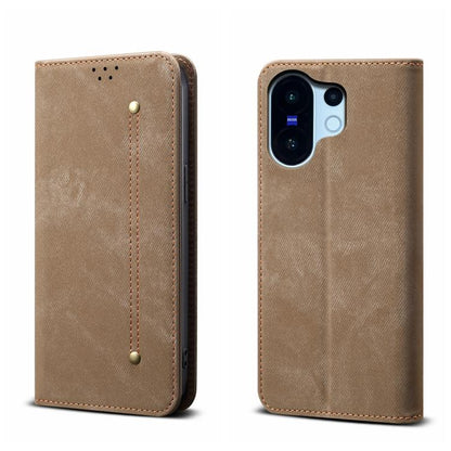 Denim Texture Casual Style Horizontal Flip Leather Case, For vivo X300 Pro, For vivo X300, For vivo V60 5G, For vivo X200 FE