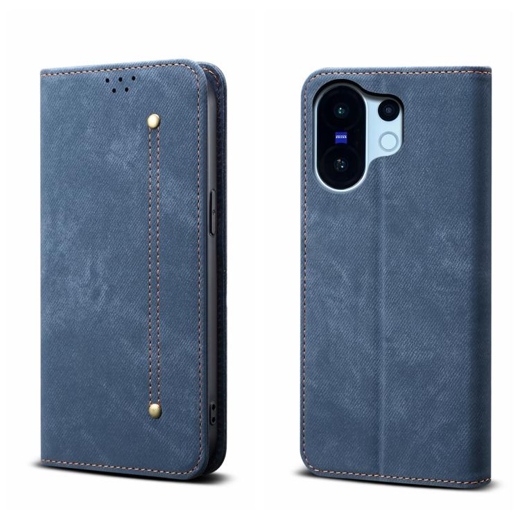 Denim Texture Casual Style Horizontal Flip Leather Case, For vivo X300 Pro, For vivo X300, For vivo V60 5G, For vivo X200 FE