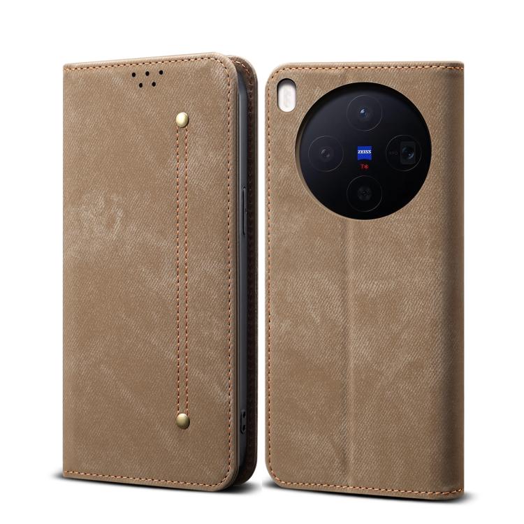 Denim Texture Casual Style Horizontal Flip Leather Case, For vivo X300 Pro, For vivo X300, For vivo V60 5G, For vivo X200 FE