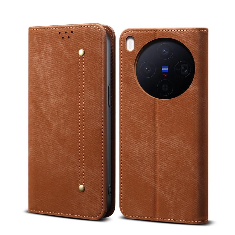 Denim Texture Casual Style Horizontal Flip Leather Case, For vivo X300 Pro, For vivo X300, For vivo V60 5G, For vivo X200 FE