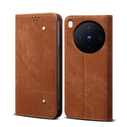 Denim Texture Casual Style Horizontal Flip Leather Case, For vivo X300 Pro, For vivo X300, For vivo V60 5G, For vivo X200 FE