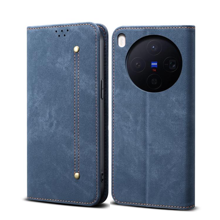 Denim Texture Casual Style Horizontal Flip Leather Case, For vivo X300 Pro, For vivo X300, For vivo V60 5G, For vivo X200 FE