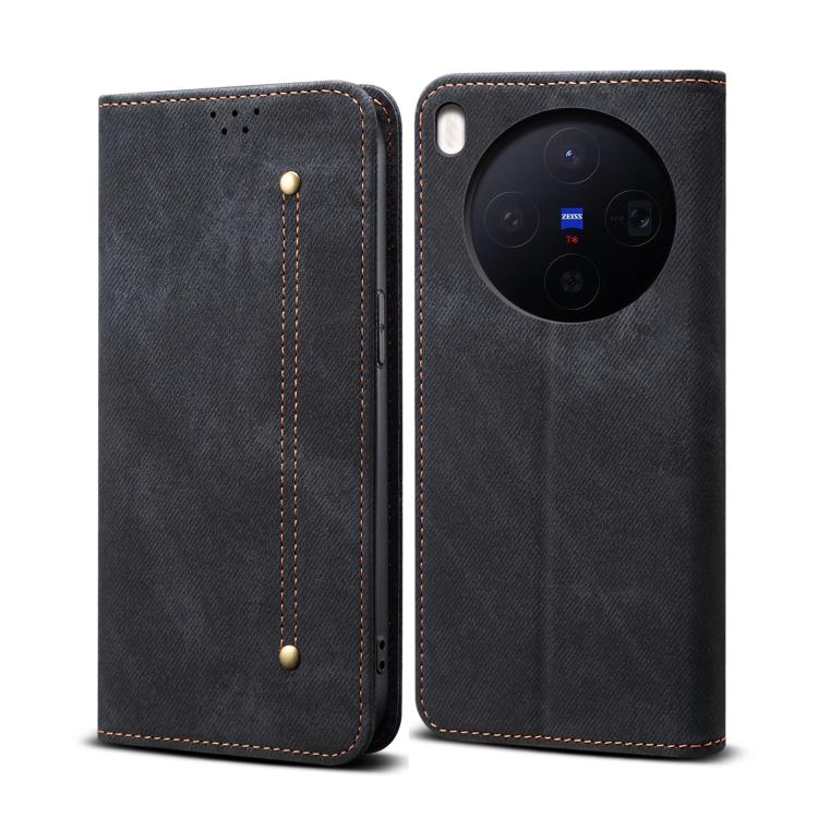 Denim Texture Casual Style Horizontal Flip Leather Case, For vivo X300 Pro, For vivo X300, For vivo V60 5G, For vivo X200 FE