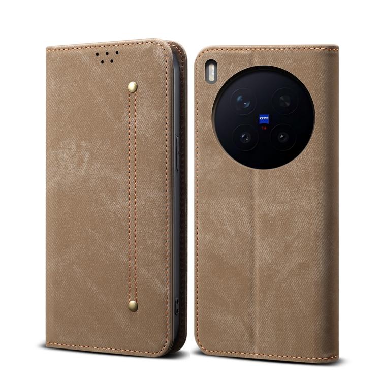 Denim Texture Casual Style Horizontal Flip Leather Case, For vivo X300 Pro, For vivo X300, For vivo V60 5G, For vivo X200 FE