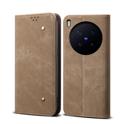 Denim Texture Casual Style Horizontal Flip Leather Case, For vivo X300 Pro, For vivo X300, For vivo V60 5G, For vivo X200 FE