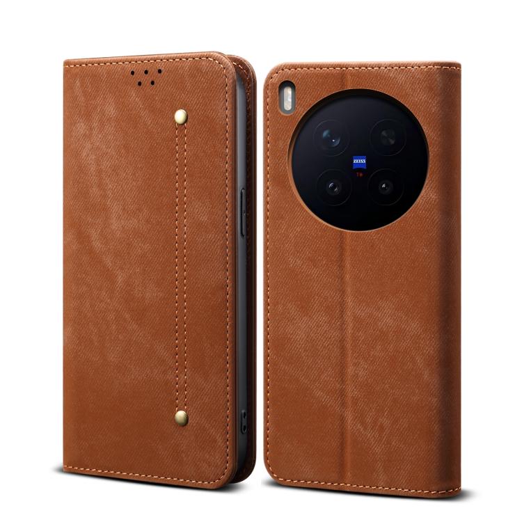 Denim Texture Casual Style Horizontal Flip Leather Case, For vivo X300 Pro, For vivo X300, For vivo V60 5G, For vivo X200 FE