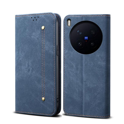 Denim Texture Casual Style Horizontal Flip Leather Case, For vivo X300 Pro, For vivo X300, For vivo V60 5G, For vivo X200 FE