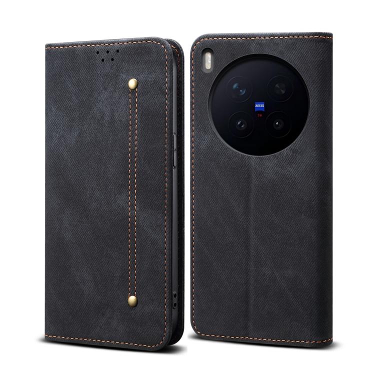 Denim Texture Casual Style Horizontal Flip Leather Case, For vivo X300 Pro, For vivo X300, For vivo V60 5G, For vivo X200 FE