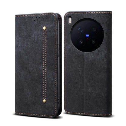 Denim Texture Casual Style Horizontal Flip Leather Case, For vivo X300 Pro, For vivo X300, For vivo V60 5G, For vivo X200 FE