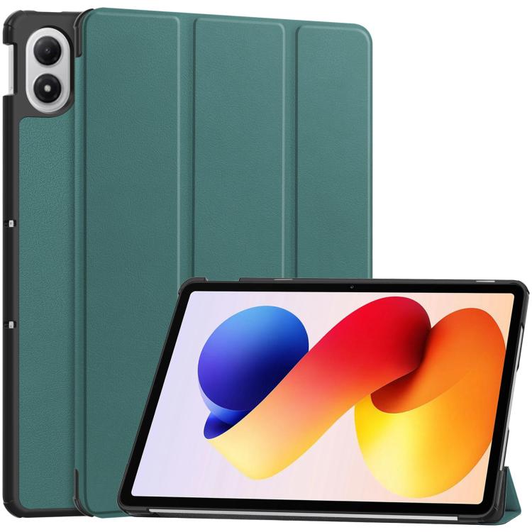 Custer Texture 3-Fold Holder Leather Smart Tablet Case, For Xiaomi Redmi Pad 2 Pro, For Xiaomi Redmi K Pad 2 8.8 2026