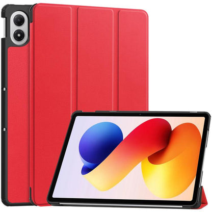 Custer Texture 3-Fold Holder Leather Smart Tablet Case, For Xiaomi Redmi Pad 2 Pro, For Xiaomi Redmi K Pad 2 8.8 2026