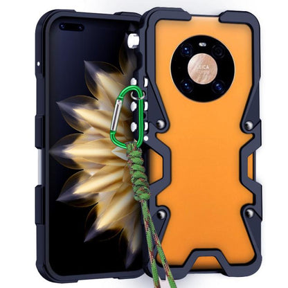 Trigger Design Hollow Metal Frame Phone Case with Lanyard, For Huawei nova 16 Ultra, For Huawei nova 16 Pro, For Huawei nova 16z, For Huawei nova 16, For Huawei Pura 90 Pro Max, For Huawei Pura 90 Pro, For Huawei Pura 90, For Huawei nova 15 Ultra      ...