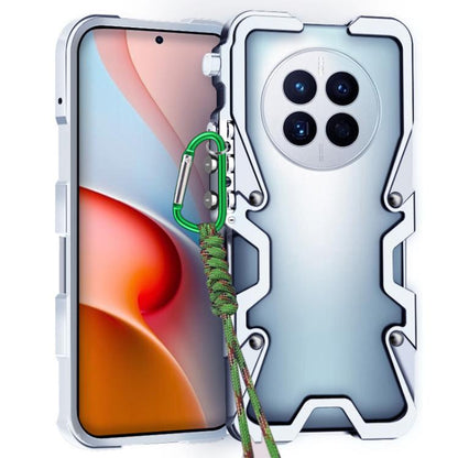 Trigger Design Hollow Metal Frame Phone Case with Lanyard, For Huawei nova 16 Ultra, For Huawei nova 16 Pro, For Huawei nova 16z, For Huawei nova 16, For Huawei Pura 90 Pro Max, For Huawei Pura 90 Pro, For Huawei Pura 90, For Huawei nova 15 Ultra      ...