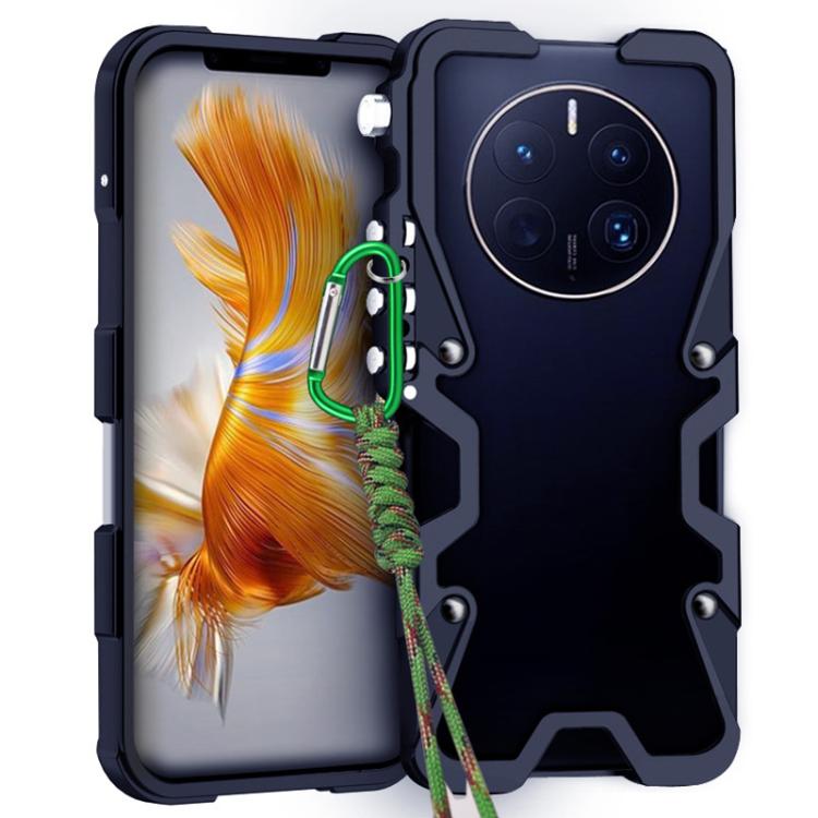 Trigger Design Hollow Metal Frame Phone Case with Lanyard, For Huawei nova 16 Ultra, For Huawei nova 16 Pro, For Huawei nova 16z, For Huawei nova 16, For Huawei Pura 90 Pro Max, For Huawei Pura 90 Pro, For Huawei Pura 90, For Huawei nova 15 Ultra      ...