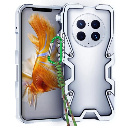 Trigger Design Hollow Metal Frame Phone Case with Lanyard, For Huawei nova 16 Ultra, For Huawei nova 16 Pro, For Huawei nova 16z, For Huawei nova 16, For Huawei Pura 90 Pro Max, For Huawei Pura 90 Pro, For Huawei Pura 90, For Huawei nova 15 Ultra      ...