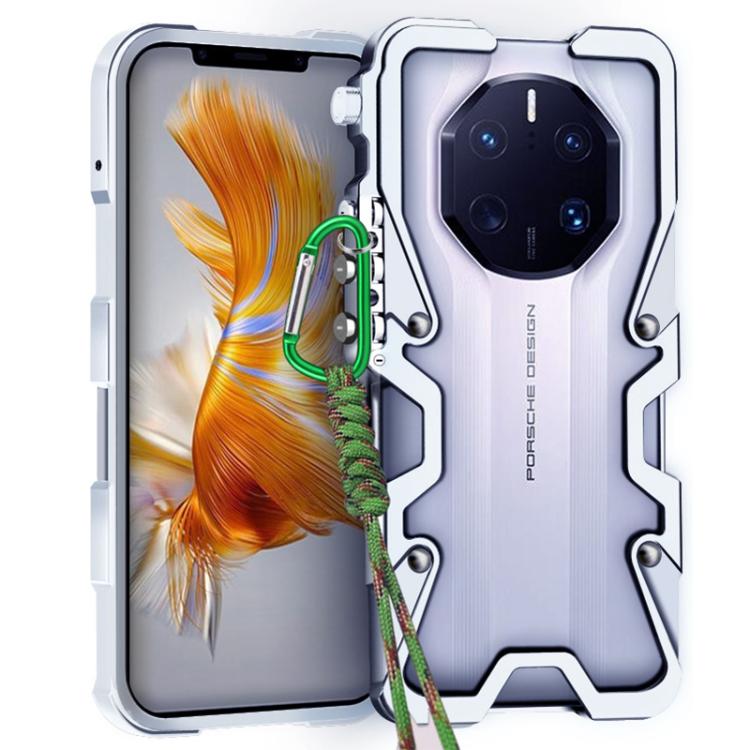 Trigger Design Hollow Metal Frame Phone Case with Lanyard, For Huawei nova 16 Ultra, For Huawei nova 16 Pro, For Huawei nova 16z, For Huawei nova 16, For Huawei Pura 90 Pro Max, For Huawei Pura 90 Pro, For Huawei Pura 90, For Huawei nova 15 Ultra      ...