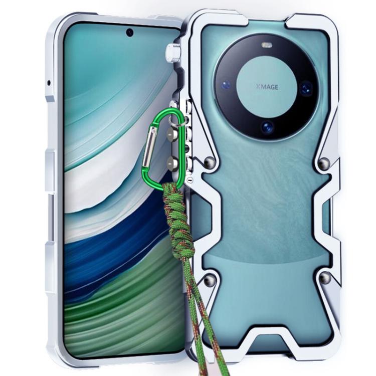 Trigger Design Hollow Metal Frame Phone Case with Lanyard, For Huawei nova 16 Ultra, For Huawei nova 16 Pro, For Huawei nova 16z, For Huawei nova 16, For Huawei Pura 90 Pro Max, For Huawei Pura 90 Pro, For Huawei Pura 90, For Huawei nova 15 Ultra      ...