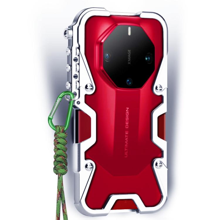 Trigger Design Hollow Metal Frame Phone Case with Lanyard, For Huawei nova 16 Ultra, For Huawei nova 16 Pro, For Huawei nova 16z, For Huawei nova 16, For Huawei Pura 90 Pro Max, For Huawei Pura 90 Pro, For Huawei Pura 90, For Huawei nova 15 Ultra      ...