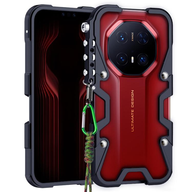 Trigger Design Hollow Metal Frame Phone Case with Lanyard, For Huawei nova 16 Ultra, For Huawei nova 16 Pro, For Huawei nova 16z, For Huawei nova 16, For Huawei Pura 90 Pro Max, For Huawei Pura 90 Pro, For Huawei Pura 90, For Huawei nova 15 Ultra      ...