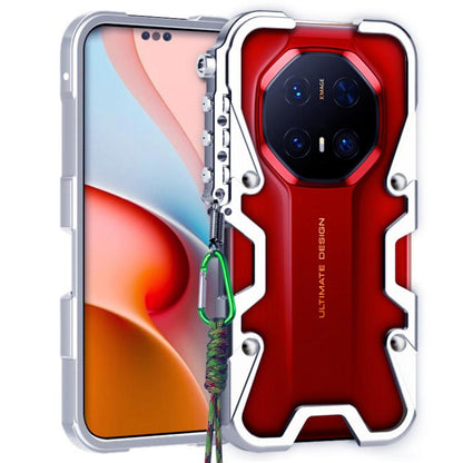 Trigger Design Hollow Metal Frame Phone Case with Lanyard, For Huawei nova 16 Ultra, For Huawei nova 16 Pro, For Huawei nova 16z, For Huawei nova 16, For Huawei Pura 90 Pro Max, For Huawei Pura 90 Pro, For Huawei Pura 90, For Huawei nova 15 Ultra      ...