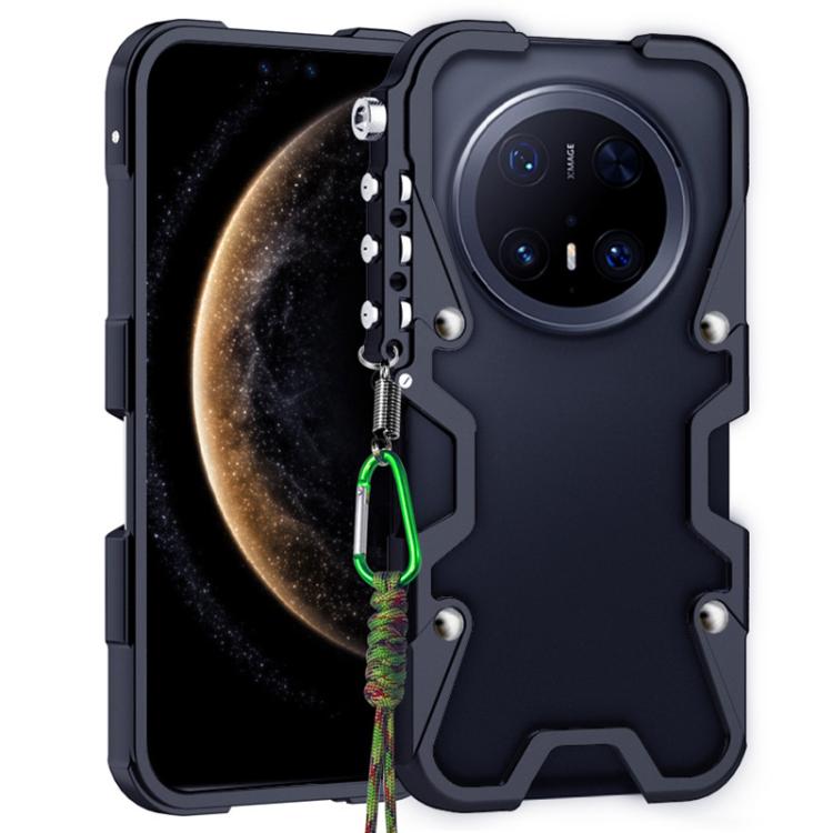 Trigger Design Hollow Metal Frame Phone Case with Lanyard, For Huawei nova 16 Ultra, For Huawei nova 16 Pro, For Huawei nova 16z, For Huawei nova 16, For Huawei Pura 90 Pro Max, For Huawei Pura 90 Pro, For Huawei Pura 90, For Huawei nova 15 Ultra      ...