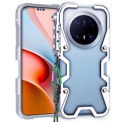 Trigger Design Hollow Metal Frame Phone Case with Lanyard, For Huawei nova 16 Ultra, For Huawei nova 16 Pro, For Huawei nova 16z, For Huawei nova 16, For Huawei Pura 90 Pro Max, For Huawei Pura 90 Pro, For Huawei Pura 90, For Huawei nova 15 Ultra      ...