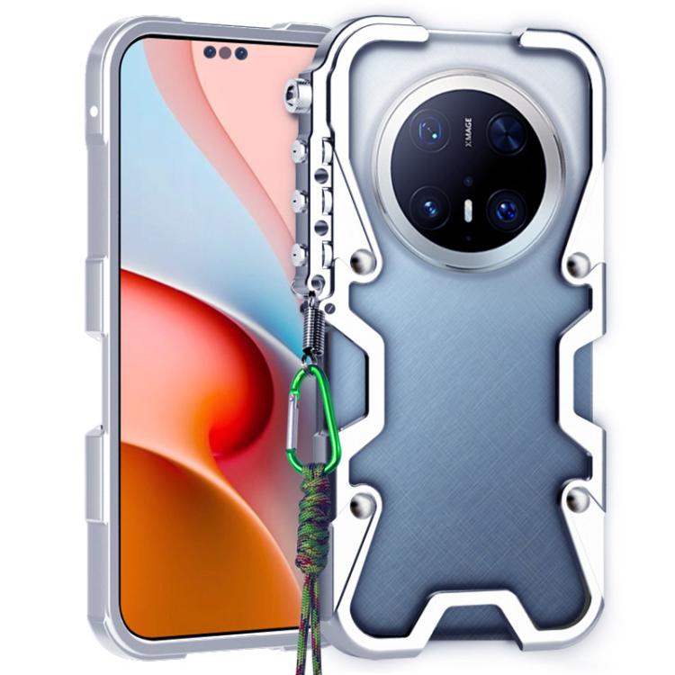 Trigger Design Hollow Metal Frame Phone Case with Lanyard, For Huawei nova 16 Ultra, For Huawei nova 16 Pro, For Huawei nova 16z, For Huawei nova 16, For Huawei Pura 90 Pro Max, For Huawei Pura 90 Pro, For Huawei Pura 90, For Huawei nova 15 Ultra      ...