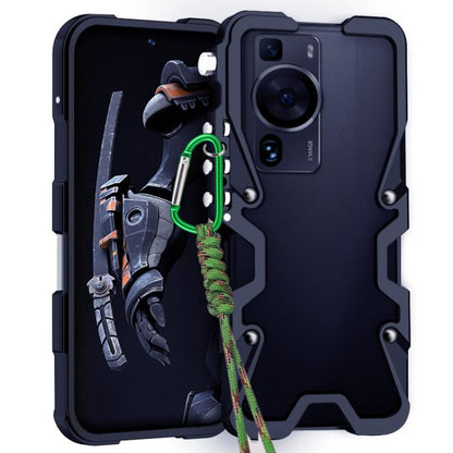 Trigger Design Hollow Metal Frame Phone Case with Lanyard, For Huawei nova 16 Ultra, For Huawei nova 16 Pro, For Huawei nova 16z, For Huawei nova 16, For Huawei Pura 90 Pro Max, For Huawei Pura 90 Pro, For Huawei Pura 90, For Huawei nova 15 Ultra      ...