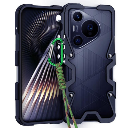 Trigger Design Hollow Metal Frame Phone Case with Lanyard, For Huawei nova 16 Ultra, For Huawei nova 16 Pro, For Huawei nova 16z, For Huawei nova 16, For Huawei Pura 90 Pro Max, For Huawei Pura 90 Pro, For Huawei Pura 90, For Huawei nova 15 Ultra      ...
