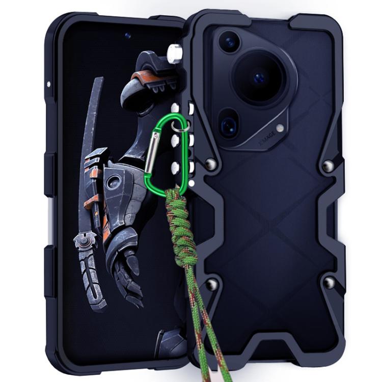 Trigger Design Hollow Metal Frame Phone Case with Lanyard, For Huawei nova 16 Ultra, For Huawei nova 16 Pro, For Huawei nova 16z, For Huawei nova 16, For Huawei Pura 90 Pro Max, For Huawei Pura 90 Pro, For Huawei Pura 90, For Huawei nova 15 Ultra      ...