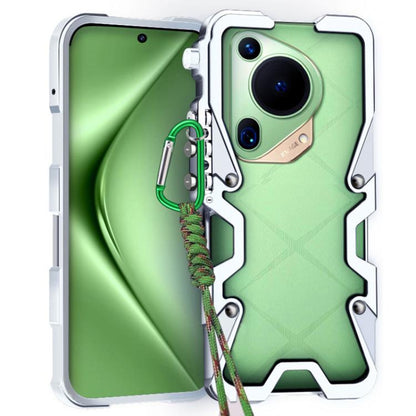 Trigger Design Hollow Metal Frame Phone Case with Lanyard, For Huawei nova 16 Ultra, For Huawei nova 16 Pro, For Huawei nova 16z, For Huawei nova 16, For Huawei Pura 90 Pro Max, For Huawei Pura 90 Pro, For Huawei Pura 90, For Huawei nova 15 Ultra      ...